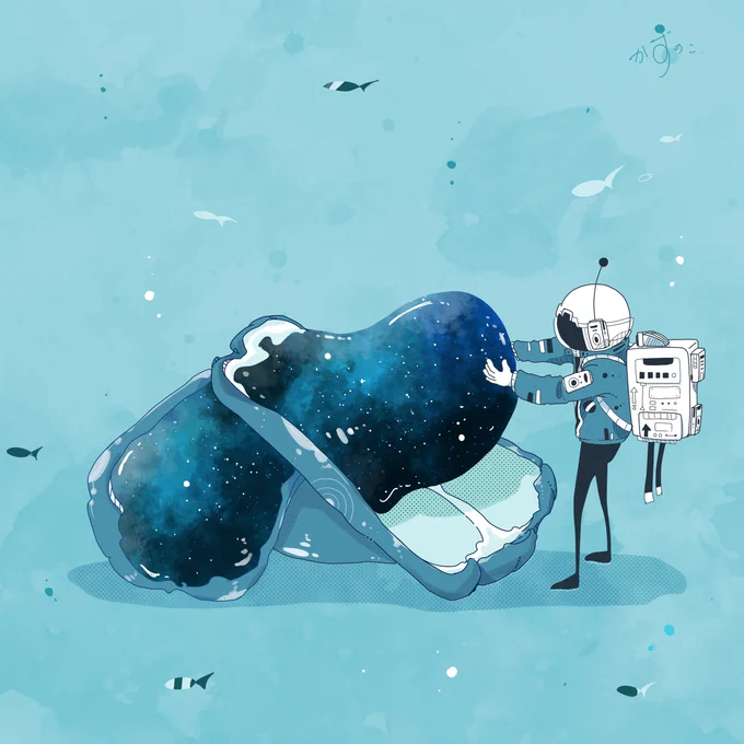 ピーマンの宇宙詰め

#イラスト 