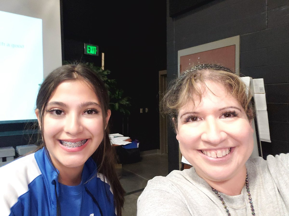 StallionTheatre's tweet photo. One of the best things about being a teacher.. is when former students come to visit. This made my day yesterday! https://t.co/piaEOSeiHj