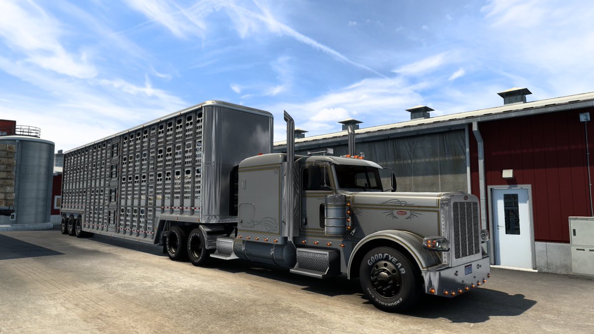 cletus_to's tweet photo. What do you do after a 2 day 1500km driving real life trip?
Wyoming Cattle Transport ofcourse!
#ATS #AmericanTruckSimulator #CattleTrailers #SCS https://t.co/A4gItJyyZW