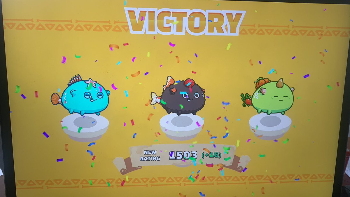 HuzzCrypto's tweet photo. I haven’t been playing as much as I should recently as I’ve been so busy…but hit over 1500mmr today for the first time! #AxieInfinity @AxieInfinity Still have a long way to go though 🤞🏼
Cannot wait to onboard some scholars at the bf of the month #LetsChangeSomeLives https://t.co/ooho2BF8O3