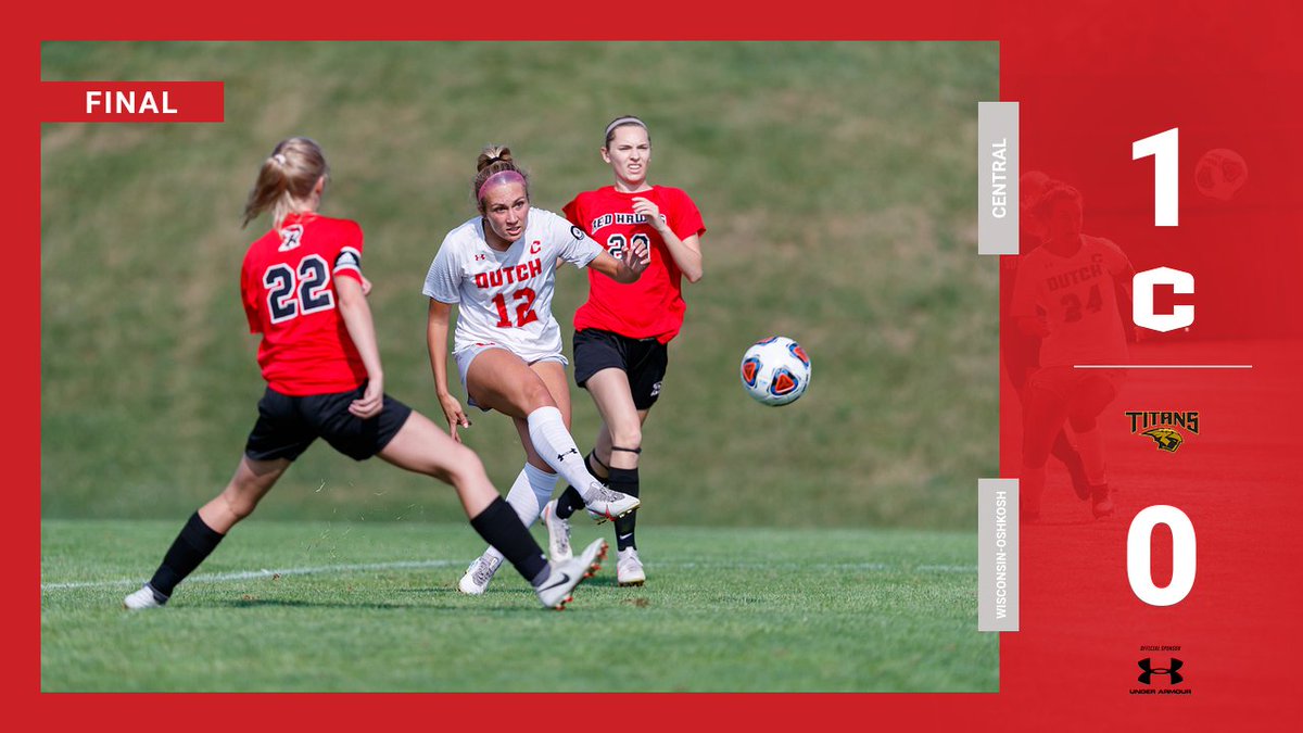 Handing the Titans their first loss, <a href="/CentralWSoc/">Central WSoc</a> makes it four consecutive shutouts Saturday.

#GoDutch #rollriversWSOC