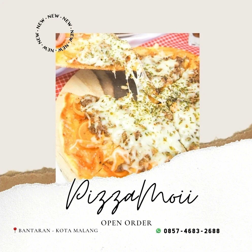 Sella_HaKa's tweet photo. 🍕PIZZAMOII 🍕
Selamat hari minggu, sekotak pizza homemade crunchy siap menemani hari liburmu.

💰 25.000/box ( 📏 20cm) 
📍Bantaran
📲 https://t.co/5oK4iXpeiN 
Instagram : https://t.co/dwf8esLgPA

Kuy Order!!
@infomalang
#pasarmingguinfomalang #kulinermalang #laporlaper https://t.co/rwePvKtCtz