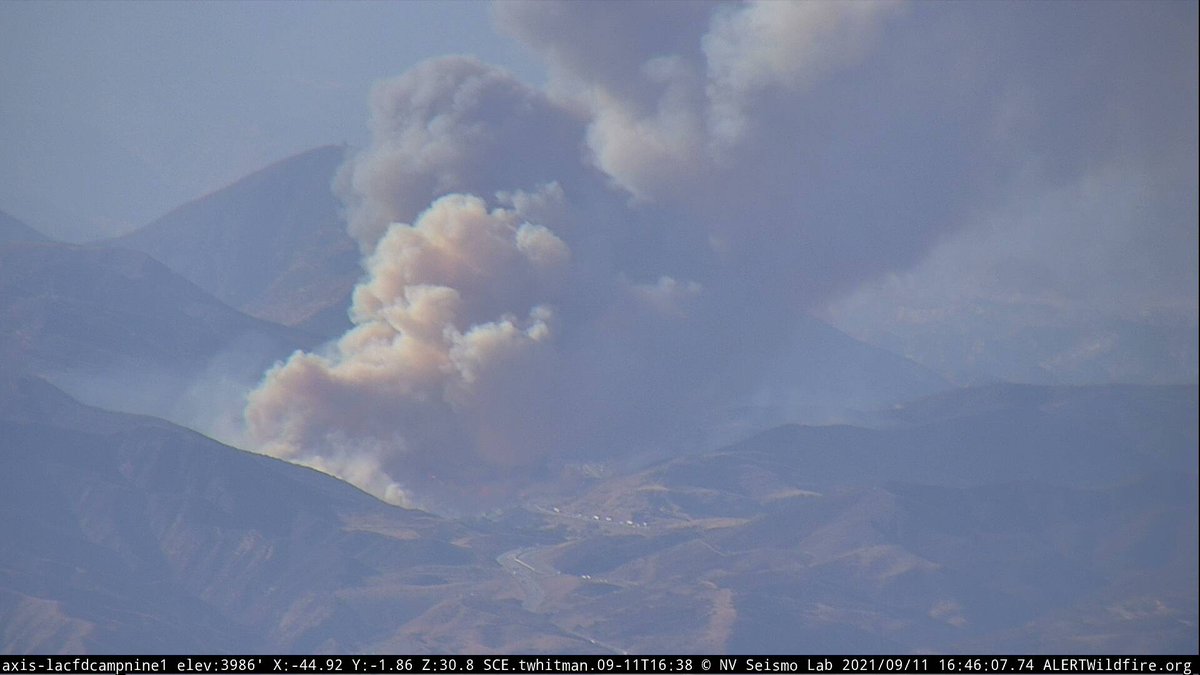 The smoke column from the #RouteFire near Castaic is visible from areas of Ventura County. Follow @CAFireScanner for updates.