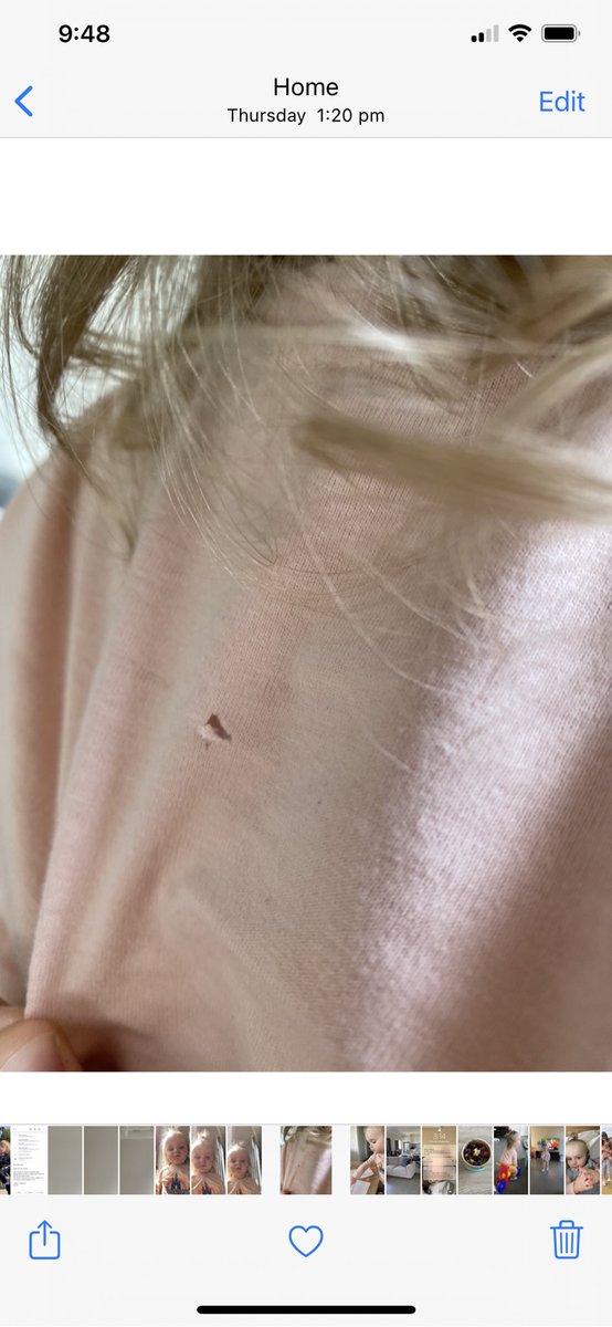 jadecam_'s tweet photo. @CottonOn I received my cotton on order Thursday and straight out of the packet my daughters top has a hole in it https://t.co/dhacdsxa2M