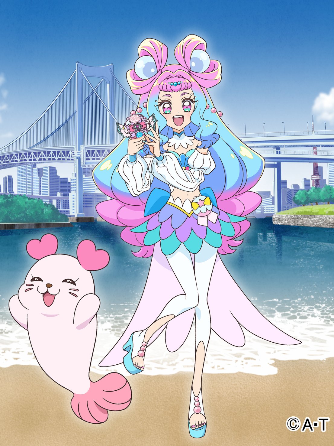 Twitter 上的 東京ジョイポリス トロピカル ジュ プリキュア お台場フェスティバル 開催記念 描きおろしのイラストをご紹介 最後はキュアラメール くるるん 海が似合う二人ポリ イベント詳細は後日発表予定 T Co 98hzasqanr トロプリ