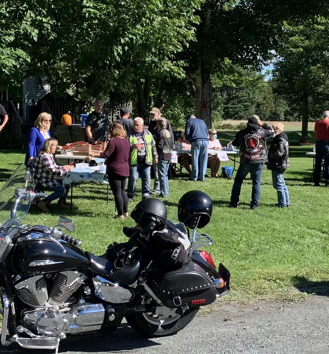 Incredible turnout for the @JDRF_Canada Ride for a Cure.  Thanks to all the amazing volunteers that continue to organize this annual event.  In particular, a big shout out to Leah Sutherland who dedicates so much time, &heart to this event. #nspoli #Pictouwest
