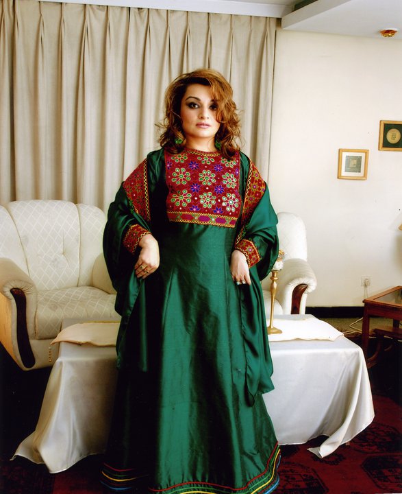 This is Afghan culture. I am wearing a traditional Afghan dress. #AfghanistanCulture