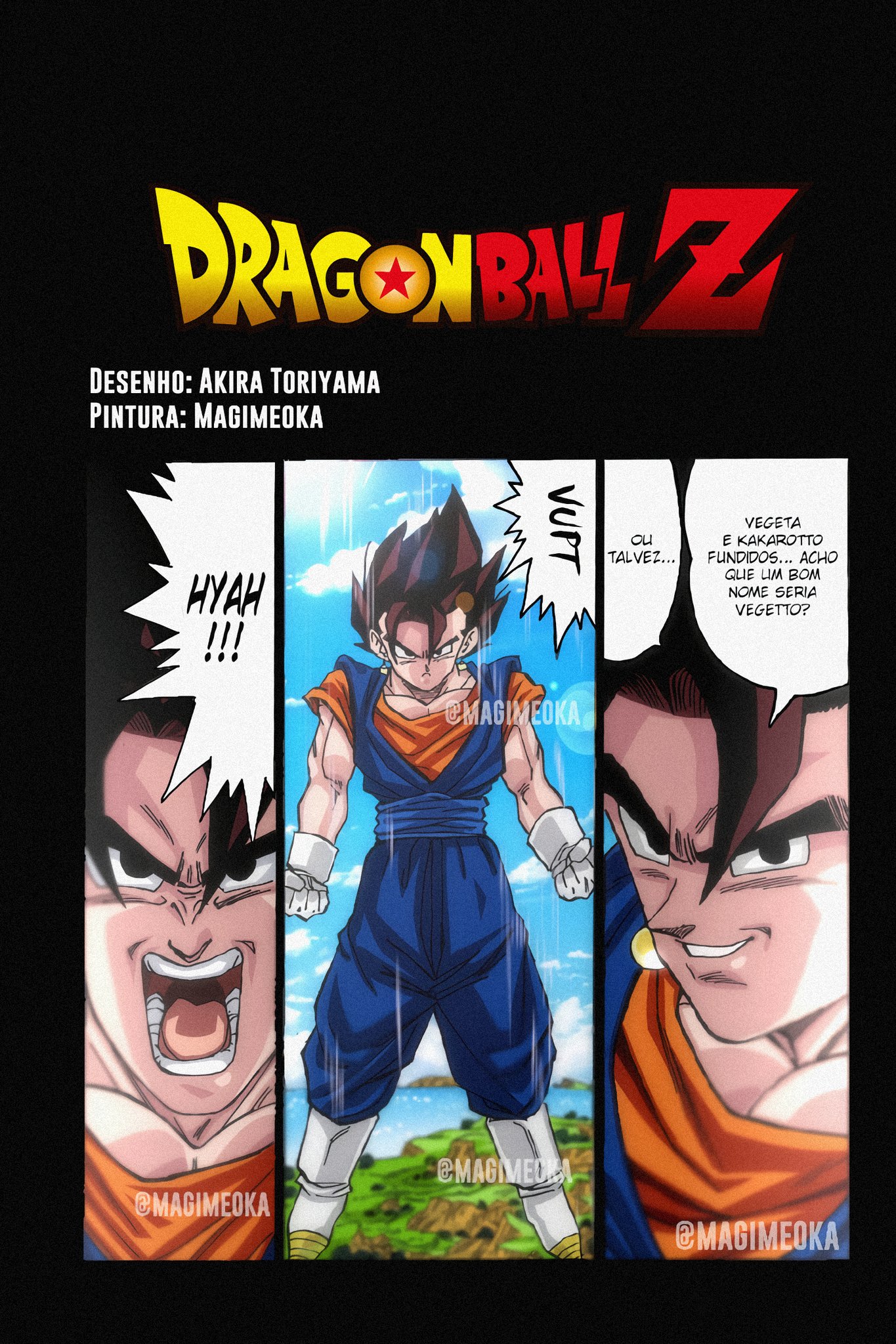 VEGETTO Páginas Coloridas do Mangá de - Daiko O Saiyajin