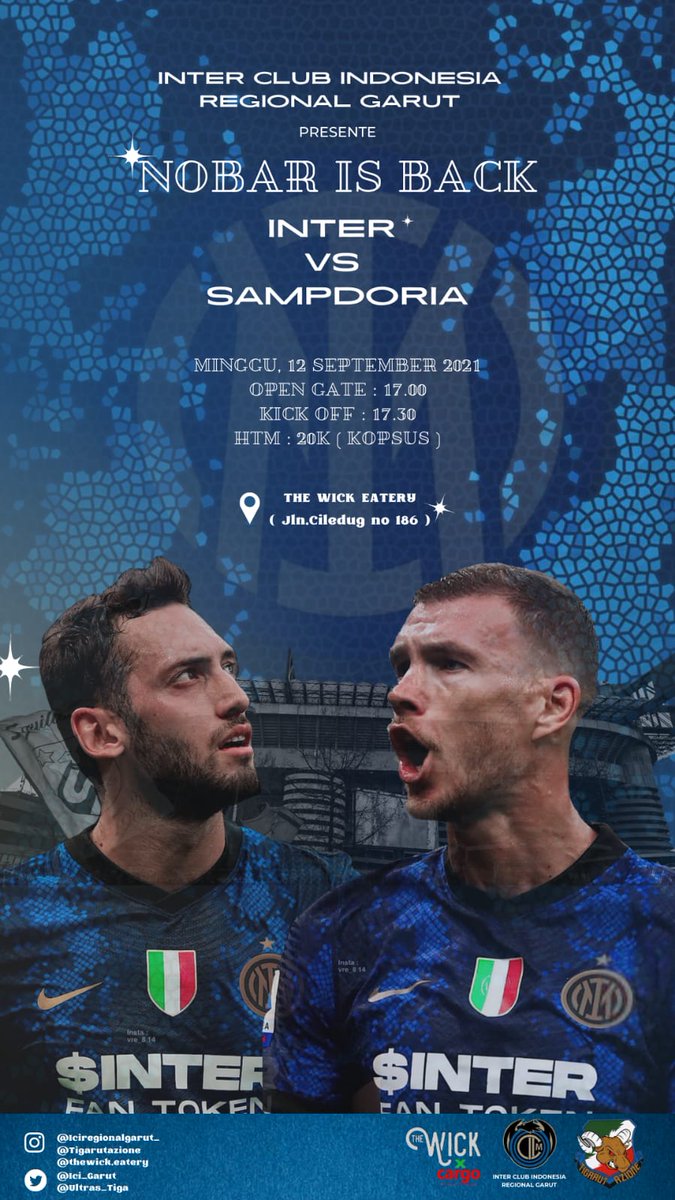 Cuman mau ngobrol aje kita mau nobar dulu yah .

<a href="/InterClubIndo/">Inter Club Indonesia</a> <a href="/ULTRAS_TIGA/">TIGArut Azione</a>