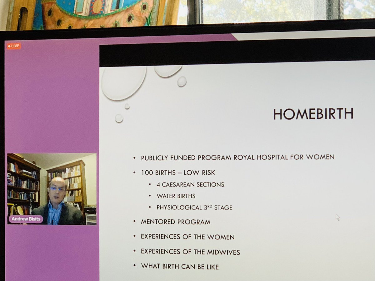 ChristineCatli1's tweet photo. Wonderful perspective on spontaneous birth at @Aus_CWIL by A/Prof Andrew Bisits, and the homebirth service @royalforwomen https://t.co/VZ59cNYfDf
