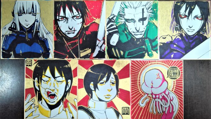 そういえばこんなのもあったぞという弐瓶漫画色紙セット
#エア重力祭参 