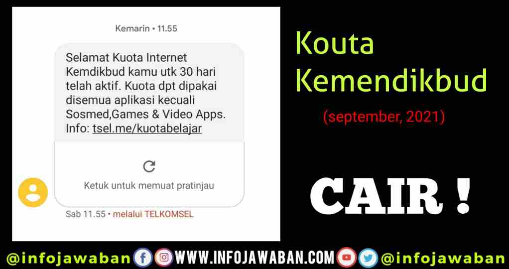 infojawaban's tweet photo. Bantuan Kouta Pelajar Telah Dikirim, Kalian sudah dapat ? https://t.co/iLpR1CzSqX https://t.co/GfyE1ZSjAN