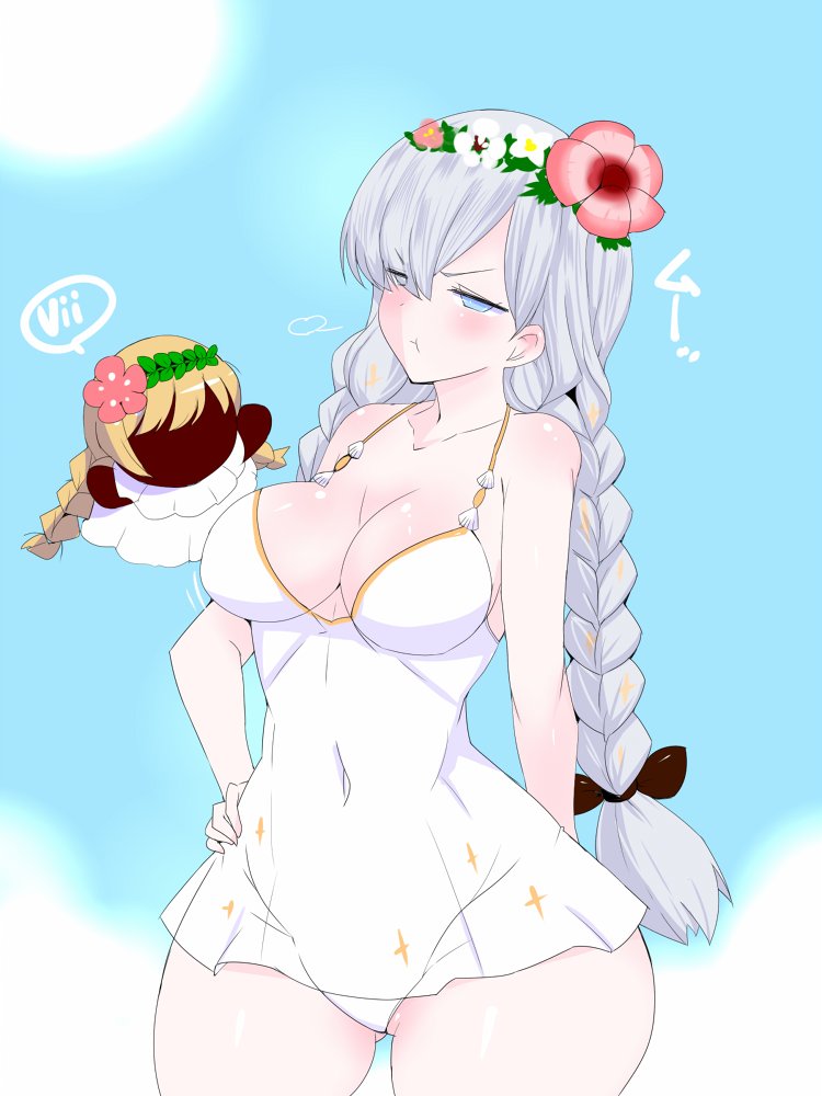 水着皇女さま

この表情とにしし顔がいいですねえ 