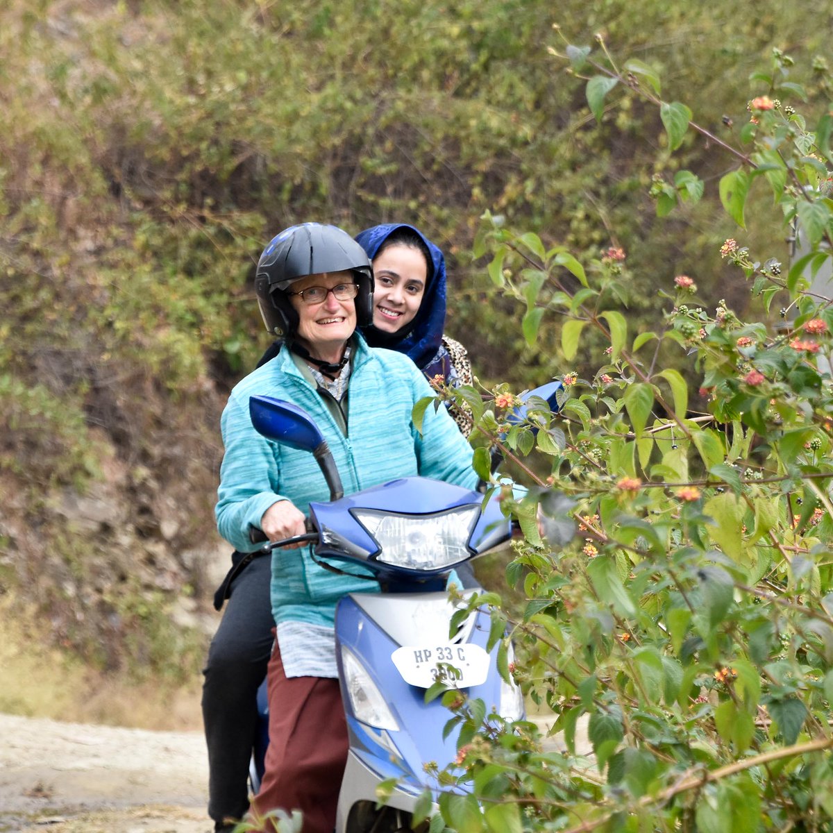 Priscilla, Founder Chief Mentor #EWOKMandi has rare ability to craft unique solutions for her locale: local women could start businesses to serve IIT Mandi. Local women always remember her on scooter, walking dog Rusty, always stopping to have a word with them #womenempowerment