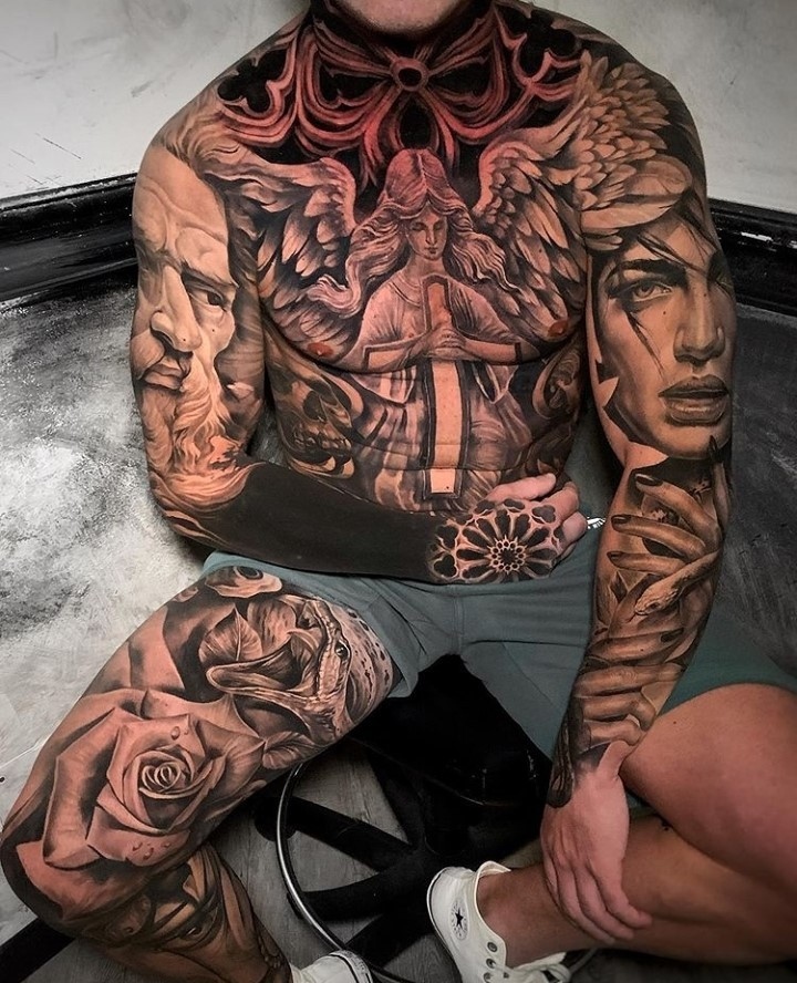 60 Astonishing Gangster Side Neck Tattoos for Guys  Veo Tag