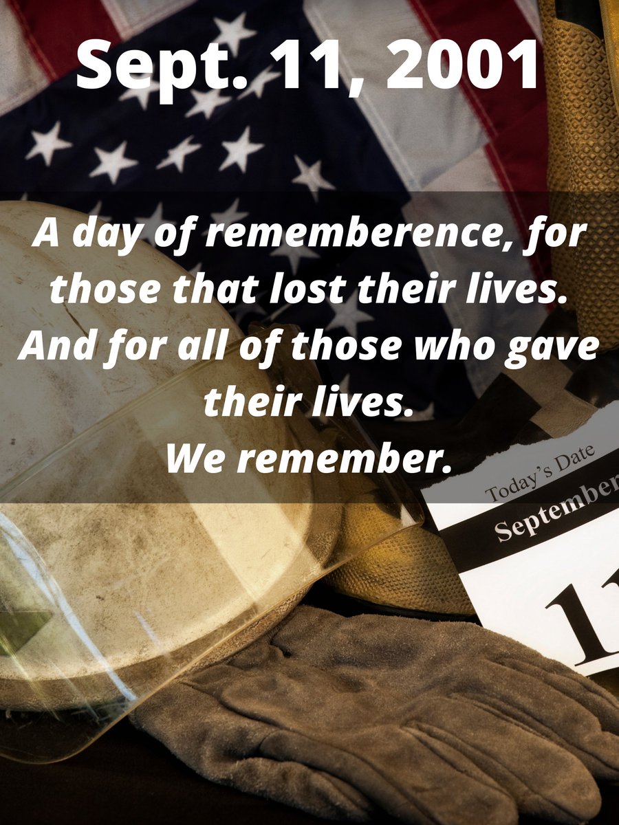 Today we remember those who lost their lives on Sept. 11, 2001. We thank our heroes—the first responders, firefighters and police—whose acts of bravery will not be forgotten. 🇺🇸 This design was created by 8th grader Luke Ferrantl, a student in Mrs. Womack's Publications class.