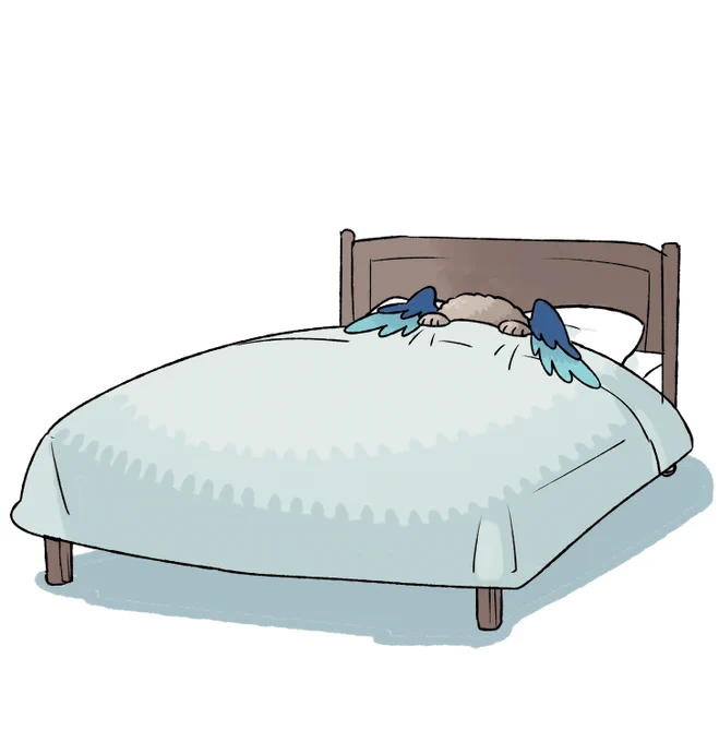 考えてるうちに眠くなってしまったモーリスちゃん 