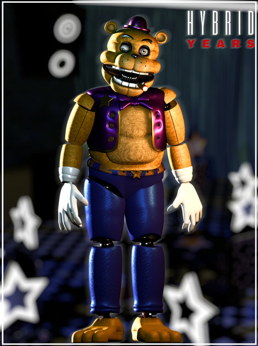 TwistedGames7's tweet photo. "READY FOR FUN?!"
================
Fredbear the Bear
      Full-body
================
@DennyZx87 @OscarChannel1 
#HybridYears #FNAF #FNaFTalentosHispanos https://t.co/1AlUcj7VLd