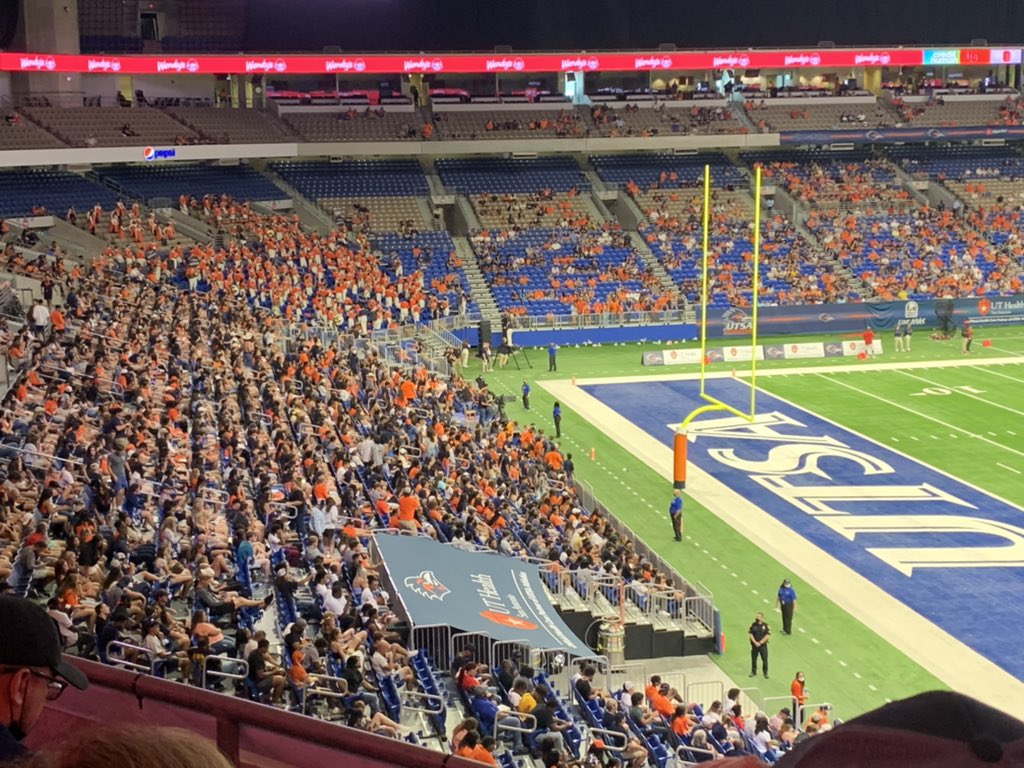 Student section thank YOU ....  bring the same energy next weekend!