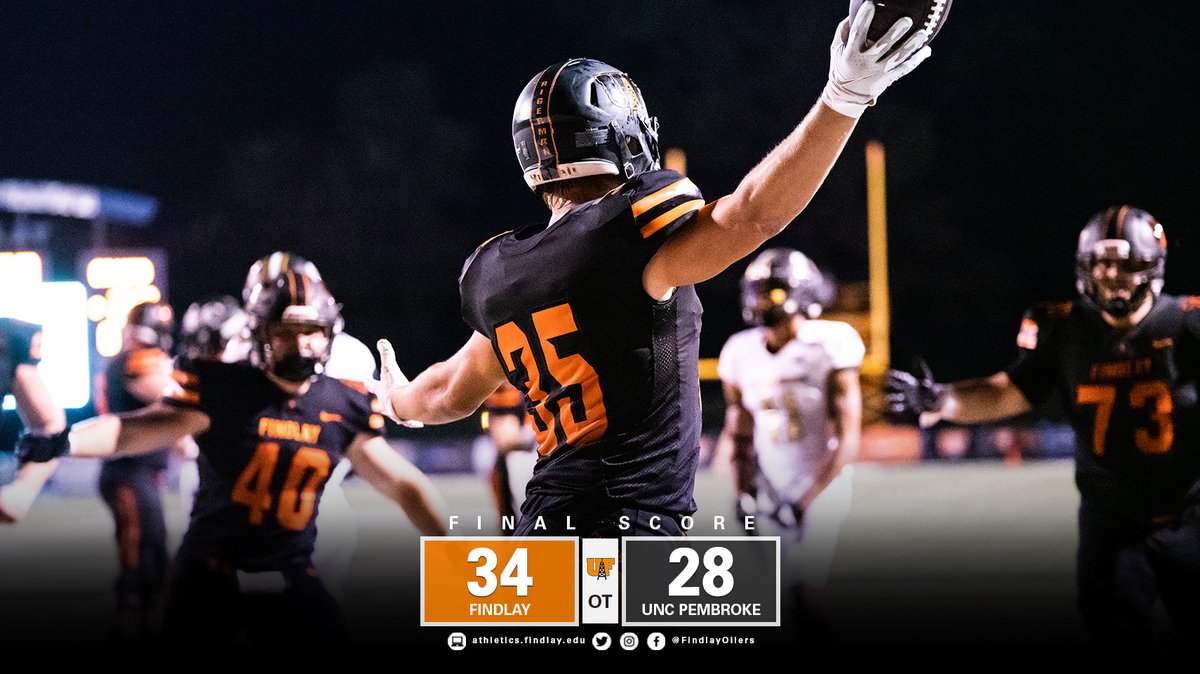 OVERTIME WIN!

Findlay outlasts UNC Pembroke to capture a thrilling win in home opener!