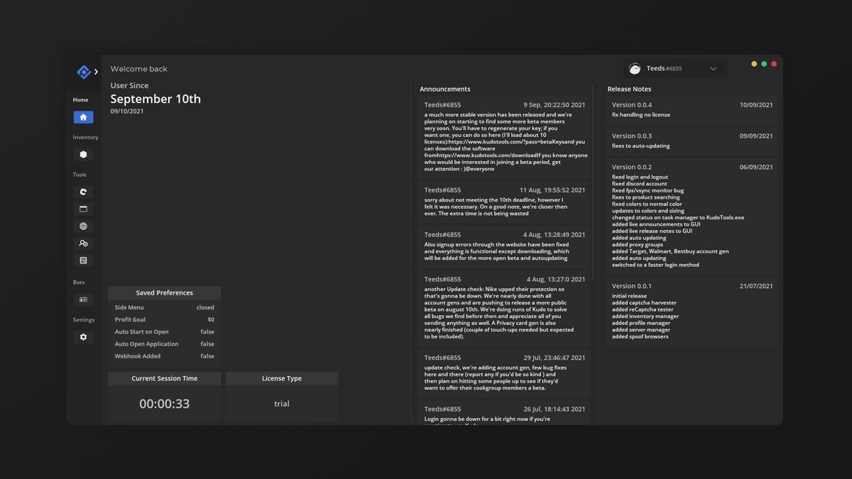 KudoTools's tweet photo. Kudo Tools Beta 🎉

Offering a wide range of functions 
 • view at https://t.co/qS9Kgzb3Ru
A customizable and seamless UI
Automatic shortcuts to ease the user's experience

Want access to the private beta?
Have a group owner contact us via Twitter or through our Discord server https://t.co/z3w81Inrdz