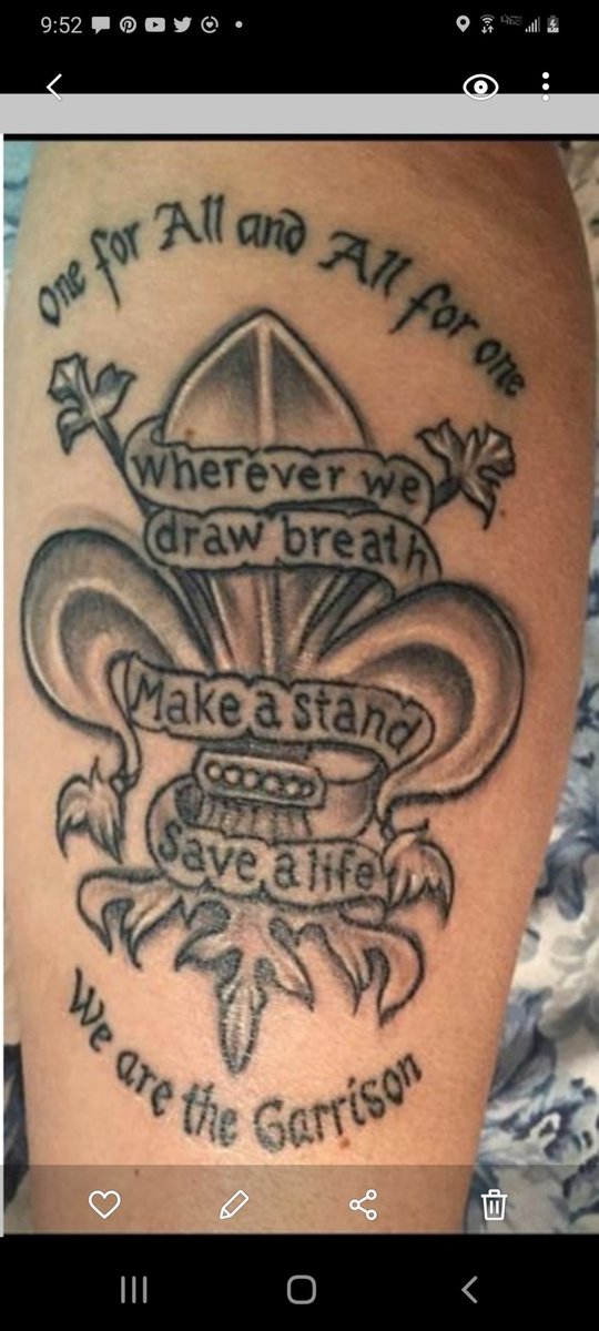 <a href="/MusketeersUK/">The Musketeers ⚜ BLM</a> Have these 2 I wear all the time my fave pieces .. I wanna get 2 tattoos ( at some point hopefully soon ) one will be Head Over Heart ⚜  the other tattoo will be smaller and different design same wording