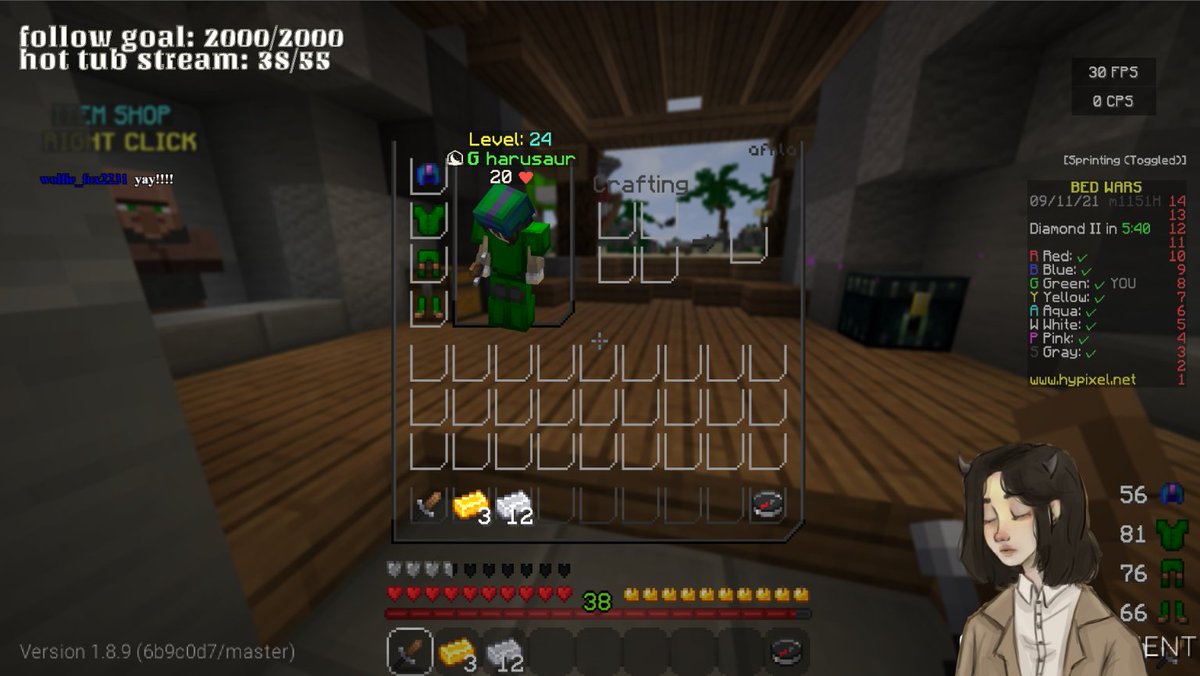 harusaurs's tweet image. HEY WE HIT 2K LETS GOOOOO!!!!!