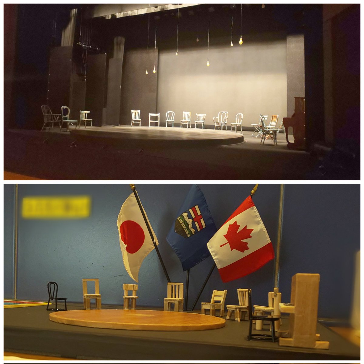 Mingei_kouen's tweet photo. 劇団民藝ではバリアフリー観劇に取り組んでおります。
視覚障害者の方でも舞台をお楽しみいただけるよう、毎作品「触れるミニチュアセット」をご用意しております！💫
今作も再現度バッチリです🤩

ロビーに展示中です！どうぞ触れてみてください。

#バリアフリー #劇団民藝 #観劇 #stage https://t.co/vWLPsI4qvD