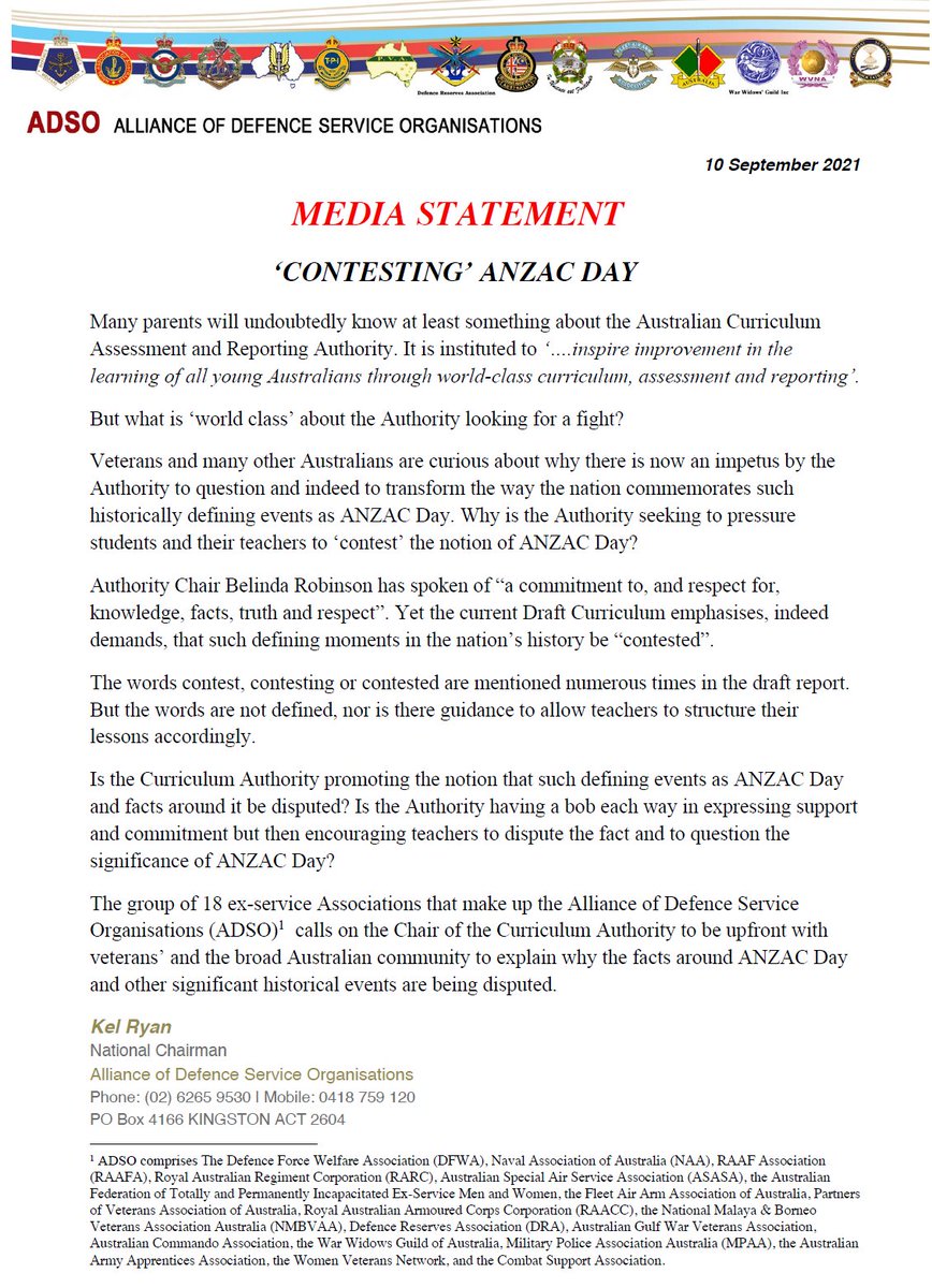 Will the Anzac legend be contested in the new National Curriculum?