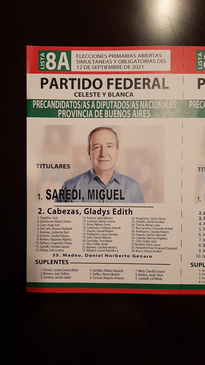 madeodaniel's tweet photo. Estas son las voces del @PartidoFederal para re-federalizar Argentina. 
Tu voto, abre el camino a consolidar #LaHoradelFederalismo 
#LaOlaFederal está en marcha, este es tu poder para limitar el centralismo concentrador que se financia con altos impuestos y prebendas. Ponele fin! https://t.co/jwBTqD5n3F