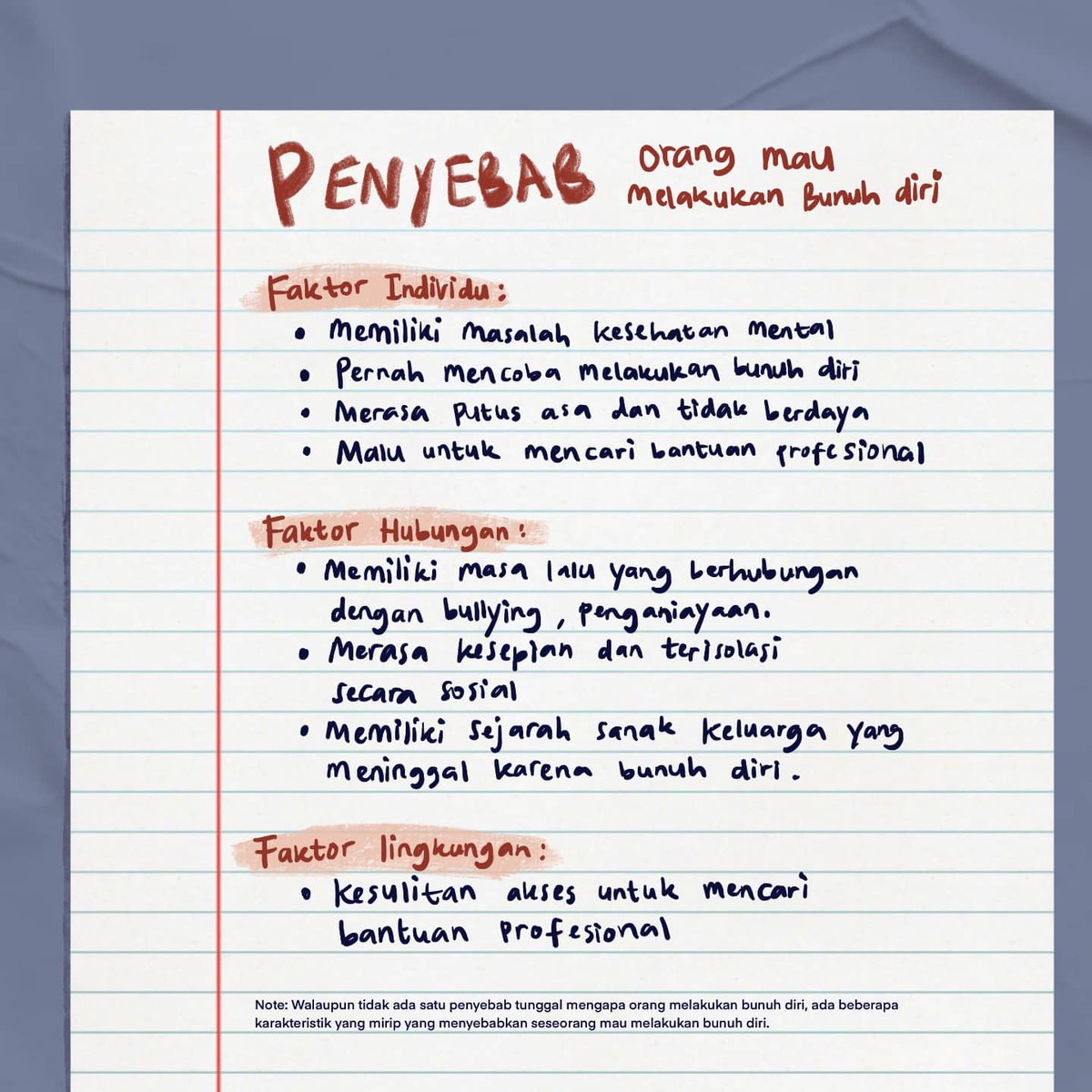 duniafrans's tweet photo. Berkolaborasi dengan @satupersen_id untuk perayaan Hari Pencegahan Bunuh Diri Sedunia. Lengkapnya bisa dilihat di sini, ya https://t.co/1kpkNqei6k #WorldSuicidePreventionDay https://t.co/H2rG3ZuIfy
