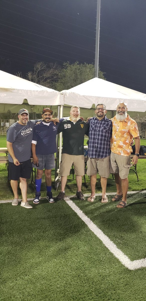 BorderlandRugby's tweet photo. Old Boys still have some moves! What a wonderful time at the UTEP alumni game. Great game and great camaraderie on both sides. Alumni took this one, but UTEP is a program to watch! Thank you to the @RugbyUtep and Coach Woz! https://t.co/CII38g8GK4