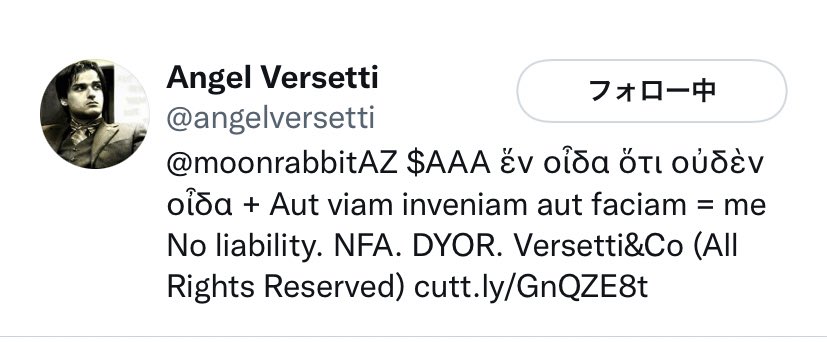 notty_is's tweet photo. moonrabbit CEO @angelversetti  following @labsgroupio 🤔
$AAA $LABS https://t.co/UhnTenEPJg