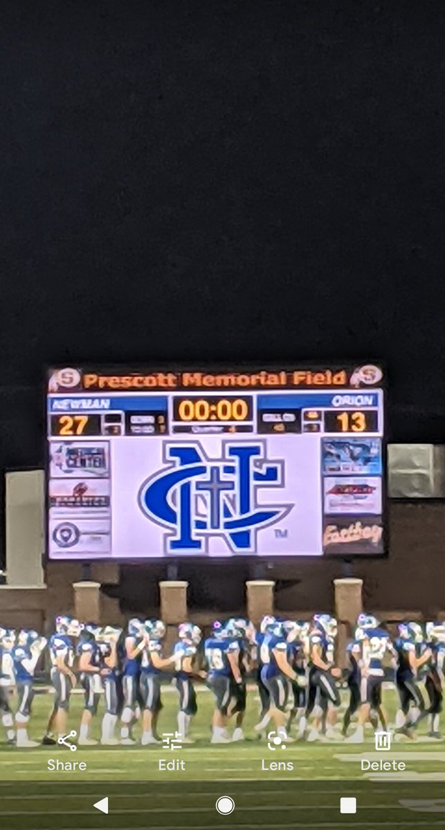 PrenderJay's tweet photo. You can't replicate that Friday Night Feeling! Caught up with the NHS Bus Driver "Ken Schafer" aka Ken Dog. I miss those glory days! #RollOnBlueMachine @NewmanFootball1 https://t.co/UR5zO8c4Aw