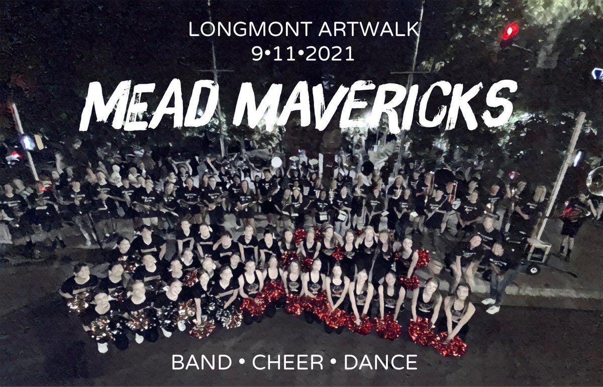 MeadHSBands's tweet photo. •LONGMONT ARTWALK• @MeadHSBands @cheer_mead @MeadDance @MeadHS @MeadAthletics https://t.co/cnE3NdhHrM