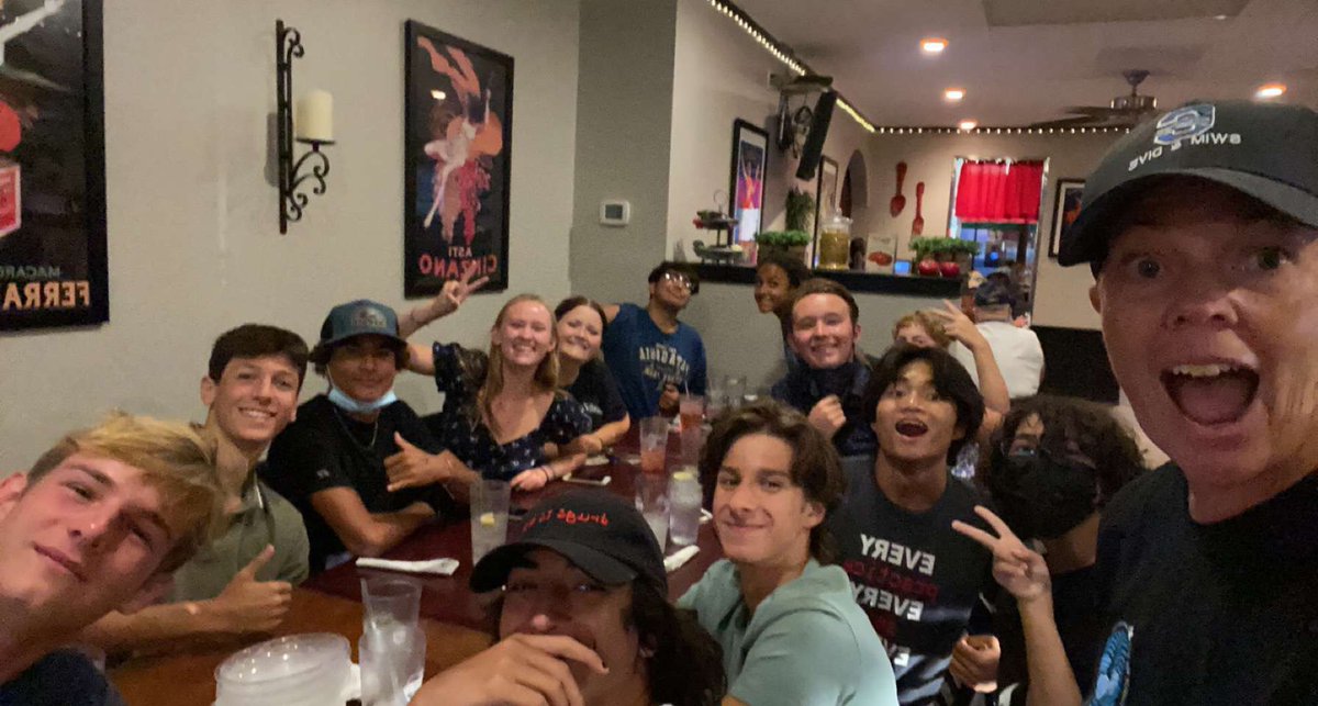 CHS1SwimDive's tweet photo. I am a very proud coach tonight, and I love the fun picture our kids sent us halfway through the meet. :) CHS swimmers, we love you. We are doing this! #ohana #lungsofsteele https://t.co/7jSYwIMB8f