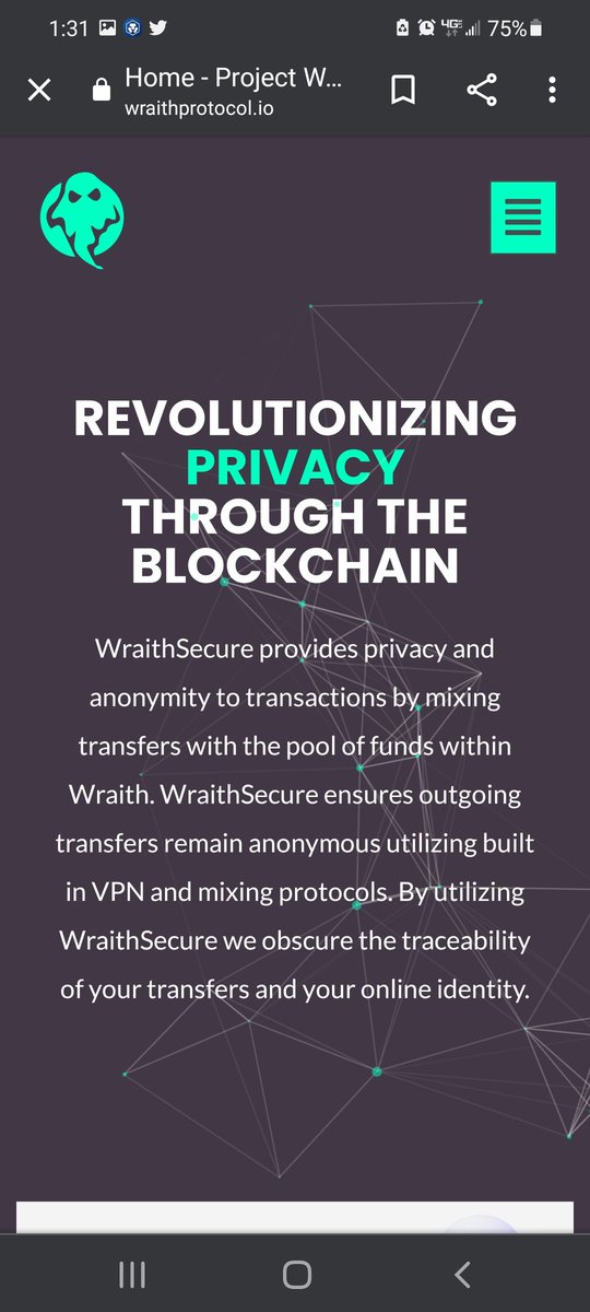 weldingcrypto's tweet image. #WraithProtocol 
#Wraith 
@WraithProtocol