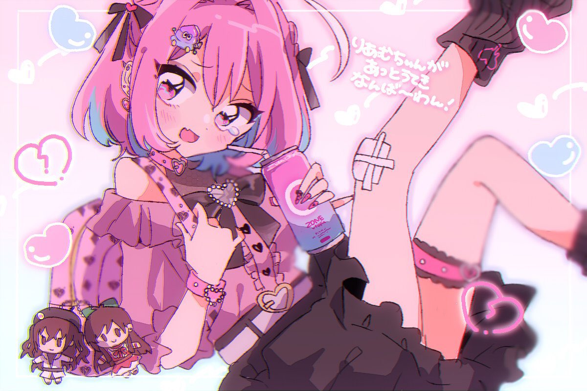 夢見りあむ 「一年前と比べて若干成長したかもしれないりあむの絵 」|るるが🌷のイラスト
