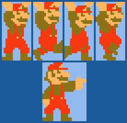 8 bit luigi sprite