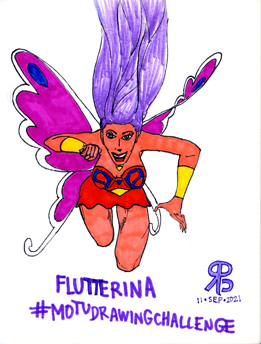 RPTV_1's tweet photo. #motudrawingchallenge #heman #shera #flutterina #MastersoftheUniverse https://t.co/FAqdGqGbEq