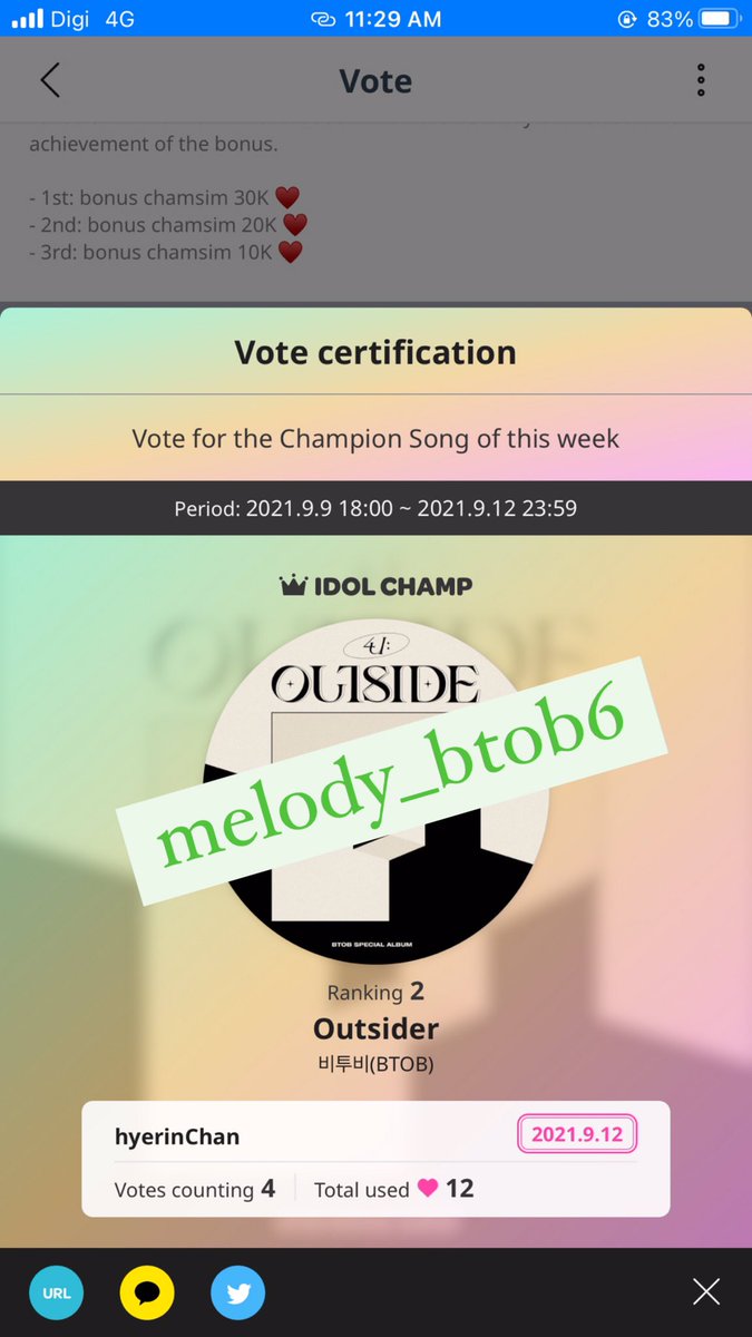 melody_btob6's tweet photo. @BTOBmelodyMY entry 26, 27: 

#OUTSIDER #4UOUTSIDE 
#BTOB_COMEBACK_OUTSIDE 
#BTOB https://t.co/tPOsxHG7HE