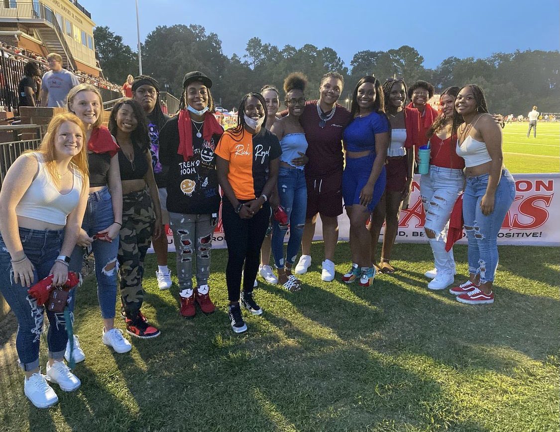 Enjoyed supporting our fellow Hawks today at the football game! #HawKEm