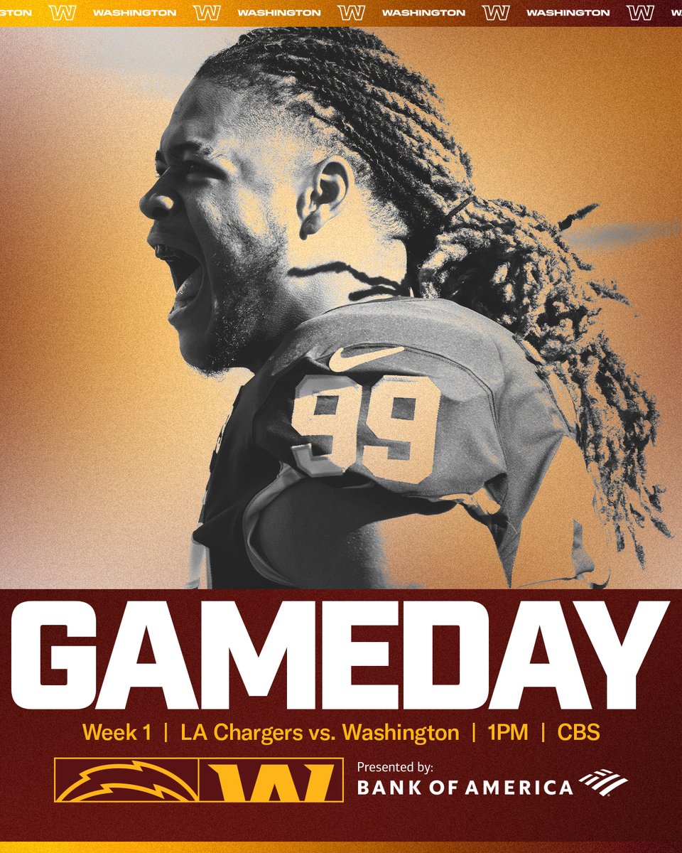 🗣 IT'S GAMEDAY IN THE DMV 

#LACvsWAS | @BankOfAmerica