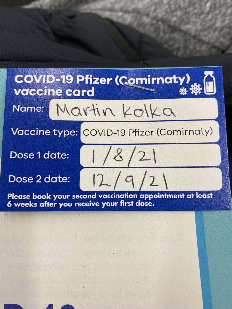 Second dose done! Great to see such a busy vaccination hub, well done Victoria!