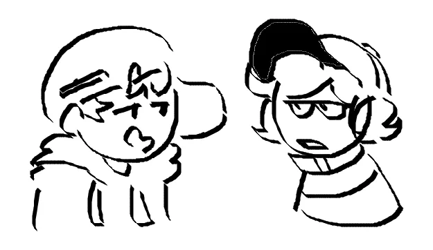 theyre both short
which makes them besties/j
#rhythmdoctor #spookymonth 