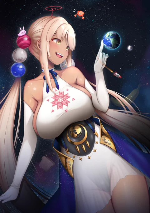 Sana is BEEEG🪐
I'm back

#galaxillust 