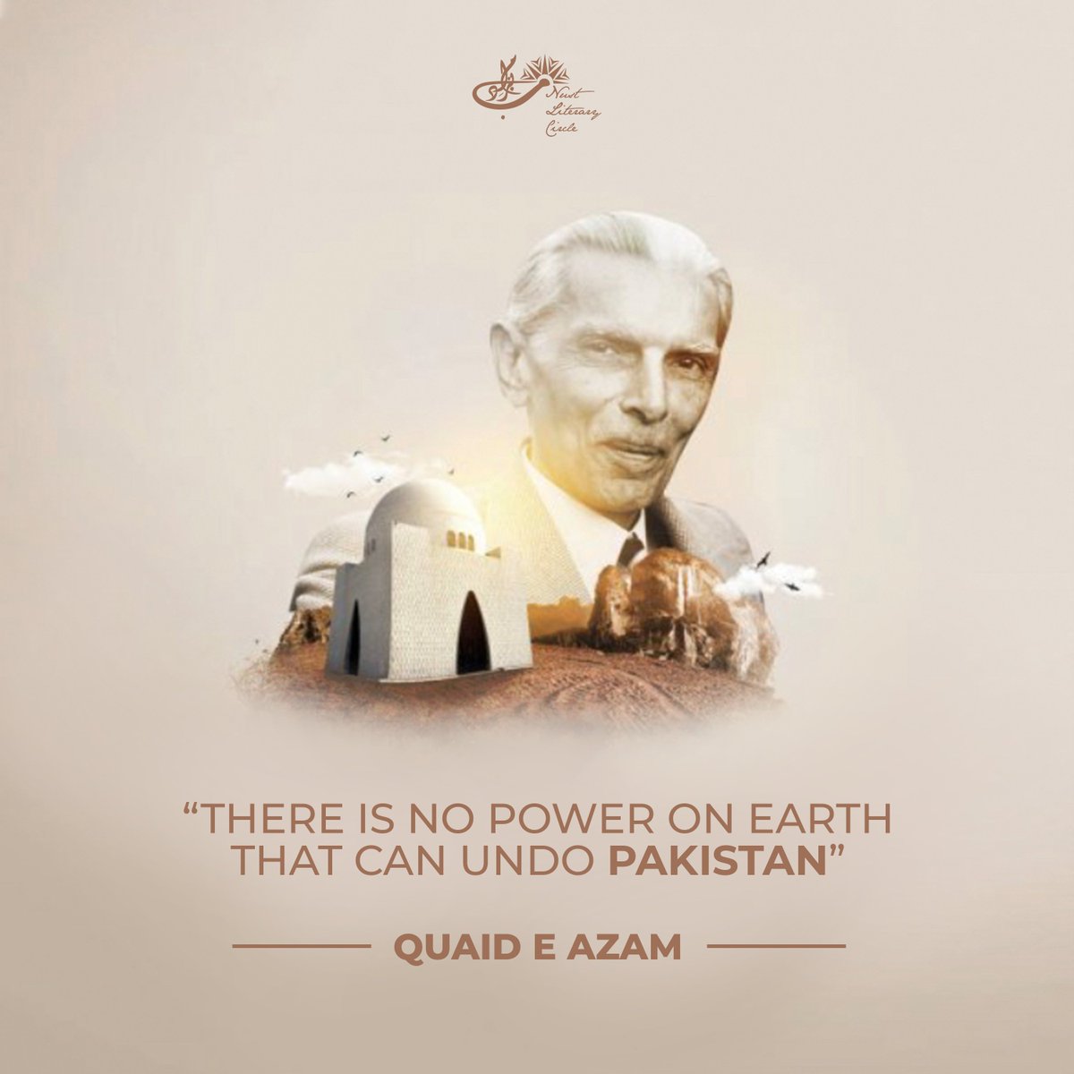 nlc_nust's tweet photo. Hard work and dedication, the two most important ingredients to bring a vision to life. 
Quaid e Azam Mohammed Ali Jinnah had exactly that. Countless days of hard work and matchless steadfastness enabled our Quaid to achieve what we have today, a free country where all can (1/2) https://t.co/zbxKI6vxEQ