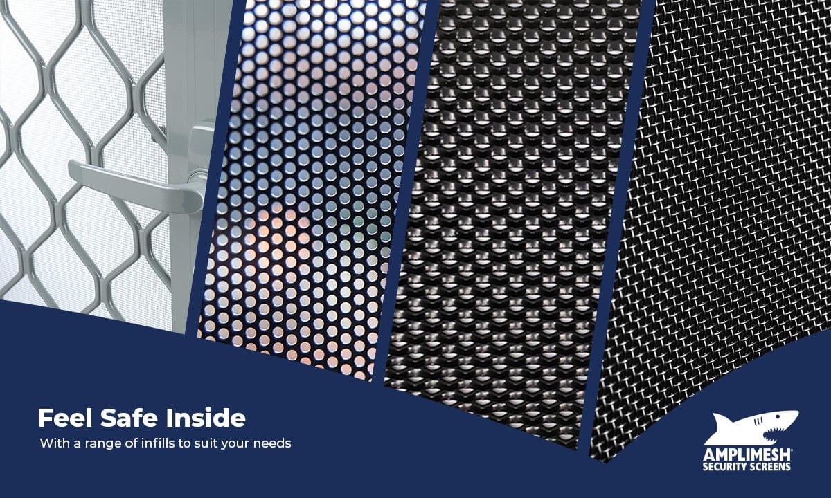 Not all screens are created equal.
When choosing security screens for your home, 
Amplimesh® offer a variety of infills at different strengths and price points so can choose a screen that best suits your needs, with SupaScreen® 316 stainless steel mesh being the strongest.