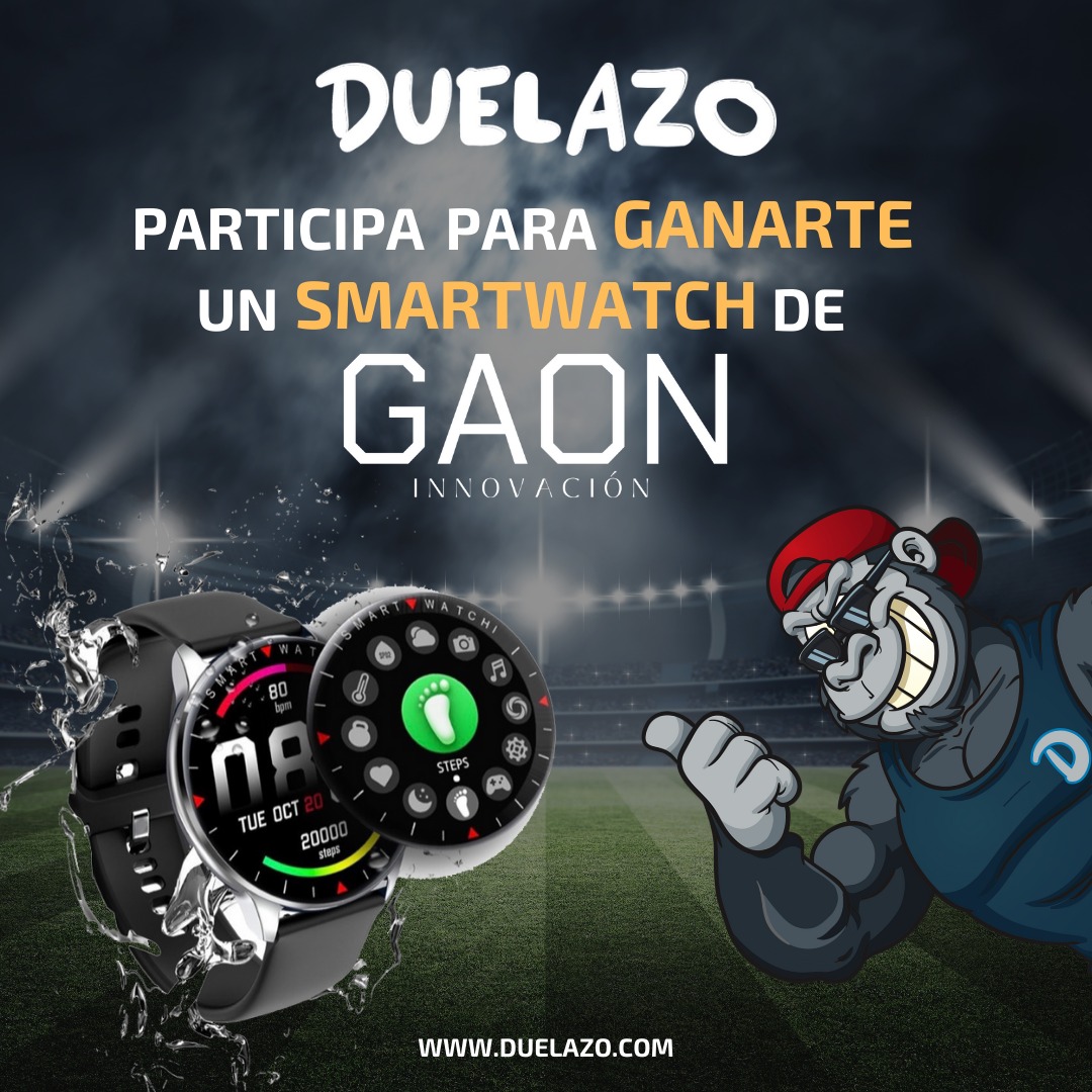 DuelazoMX's tweet photo. ⌚️¡No lo podrás creer! ⏳

¡Duelazo te da la oportunidad de ganar un smartwatch 🎁 con tus quinielas!
DESCARGA LA APP ⬇️ Y JUEGA GRATIS 🤩

📲 Descarga la app en: https://t.co/zw1Lbi8zQY  
 💻 También encuéntranos en: https://t.co/HwlcYq2h5J  

 #GanaConDuelazo https://t.co/IFy892W0sF