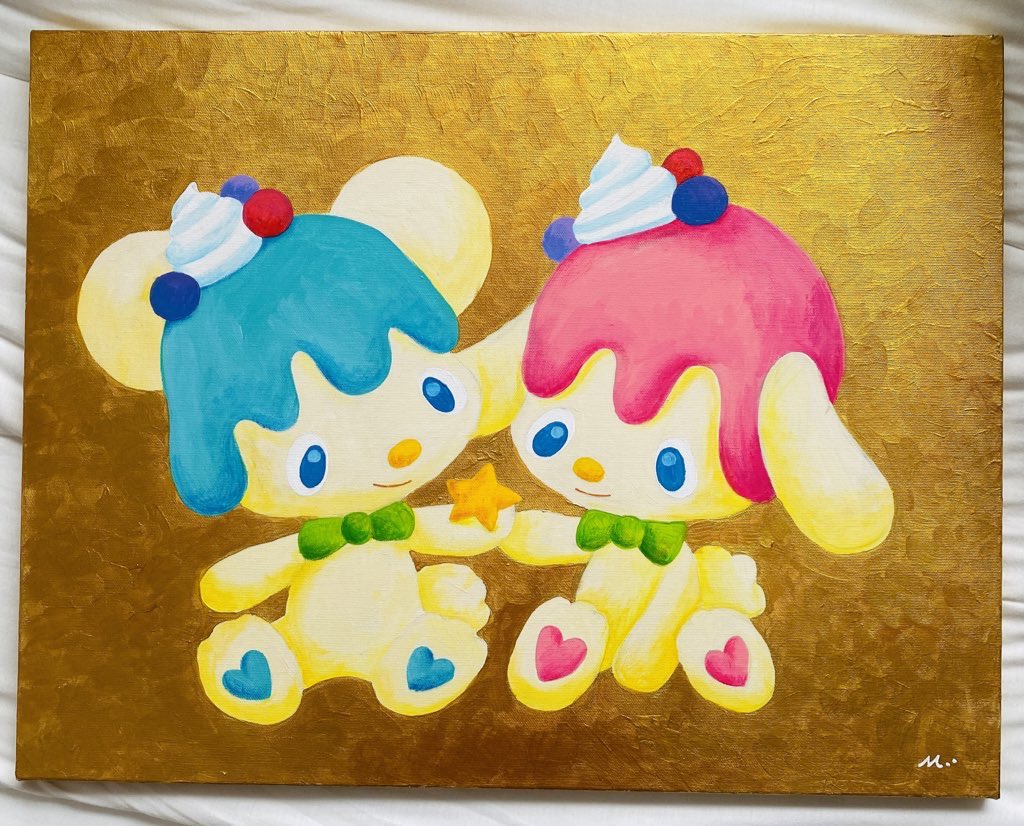 BearicePuppice's tweet photo. 大阪にあるギャラリー
「イロリムラギャラリー」にて開催中💛
『Expression』に参加してるよ

『Bearice &amp; Puppice』の
手描き作品展示中♫

9/9-12
@irorimura2005 
12:00-20:00
※最終日は18:00まで https://t.co/cVTSHvaH8p